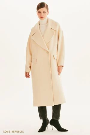 Oversize пальто из смесовой шерсти(Oversize пальто из смесовой шерсти)