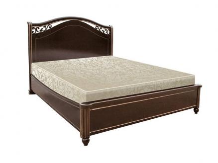 Двуспальная Кровать из массива Olympia Dark Venge 160 x 200